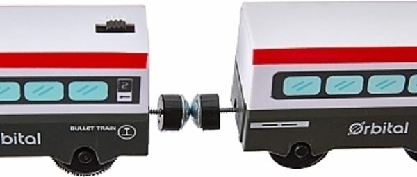 Игровой набор "Городской Экспресс" 80 деталей, красный ZIPP Toys - Pampik - 6