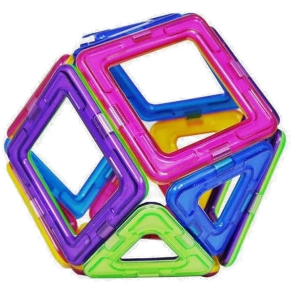 3D магнітний конструктор, 14 деталей Магнікон - Pampik - 3