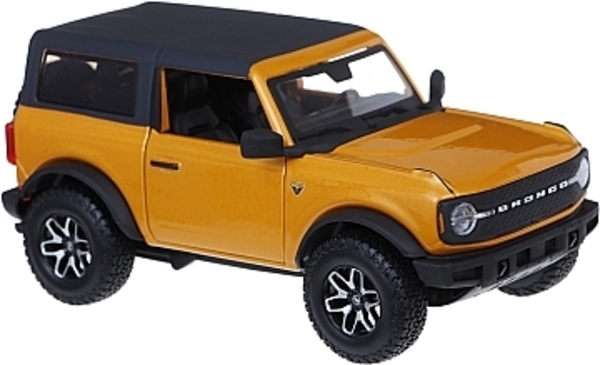 Автомодель Ford Bronco (2 Doors Version) 1:24, жовта Maisto, 2 Doors Version - Pampik