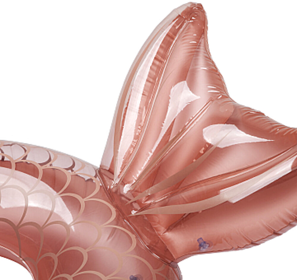 Детский круг для плавания "Русалочка", розовое золото Sunny Life - Pampik - 2