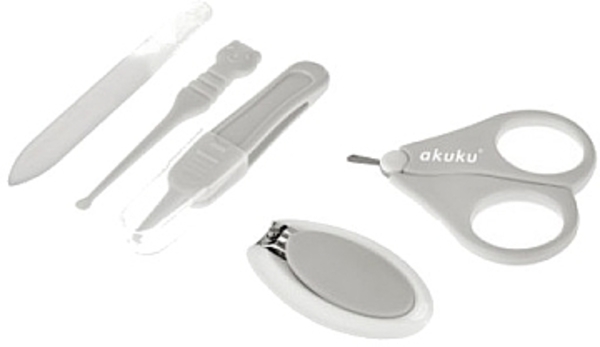 Дитячий манікюрний набір Akuku, сірий (A0473) - Pampik - 2
