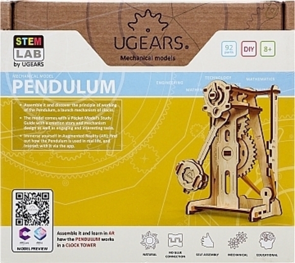 Механическая STEM-модель "Маятник" Ugears - Pampik