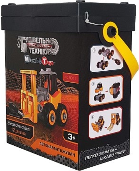 Конструктор Microlab Toys Будівельна техніка Автонавантажувач (MT8911) - Pampik - 3