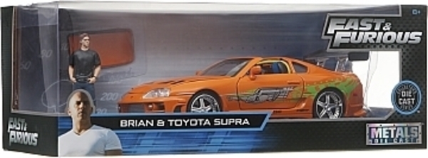 Машина металева Jada Форсаж Toyota Supra 1995 з фігуркою Брайана, 1:24 (253205001) - Pampik - 18