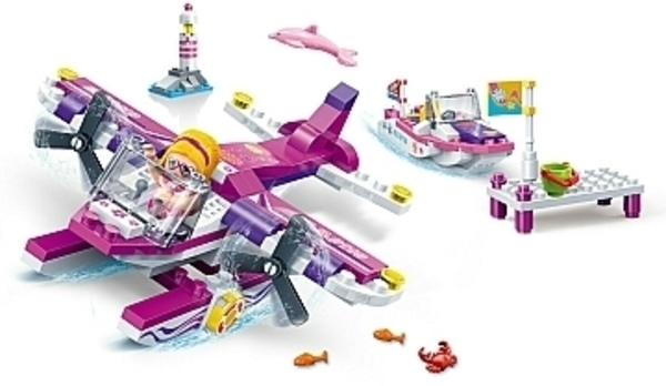 Конструктор "Модный пляж. Самолет и катер" Banbao - Pampik - 2