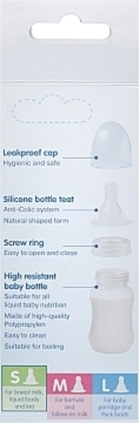 Бутылочка пластиковая Baby-Nova ПП, розовая, 130 мл (3960072) - Pampik - 3