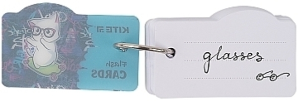 Карточки для записи иностранных слов "Cat skate", 80 листов Kite - Pampik - 2