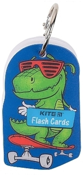 Карточки для записи иностранных слов "Dinosaur", 80 листов Kite - Pampik