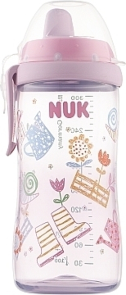 Поильник First Choice Kiddy Cup, 300 мл, розовый NUK - Pampik