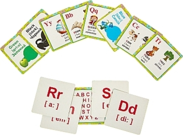 Набор карточек "Азбука в картинках", с буквами английского алфавита Мастер - Pampik - 2