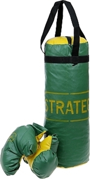 Боксерский набор "Elite sport", средний, зеленый Strateg - Pampik