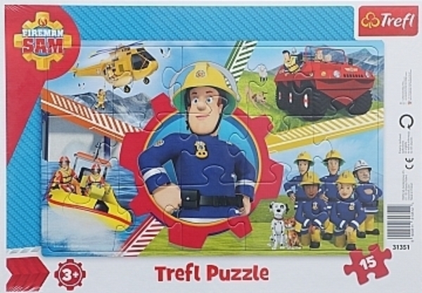 Пазл c рамкой "День пожарного Сэм" Trefl - Pampik