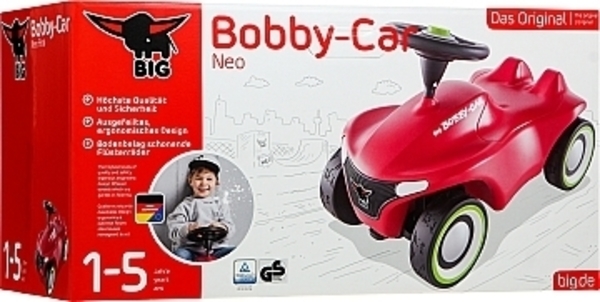 Машина для катання малюка Big Нео, рожева (005 6242) - Pampik - 6