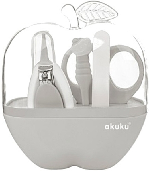 Дитячий манікюрний набір Akuku, сірий (A0473) - Pampik