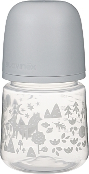 Набор для кормления "Fox: Лисьи истории" 0-6 мес, 4 предмета, серый Suavinex - Pampik - 2