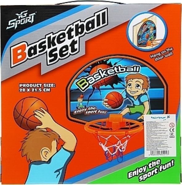 Игрушка "Мяч баскетбольный" с корзиной Shantou - Pampik - 2