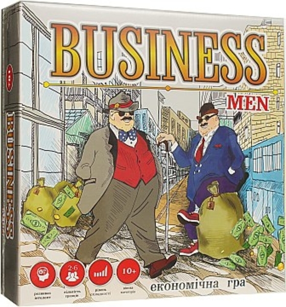 Настольно развлекательная игра "BusinessMen" (укр) Strateg, укр - Pampik