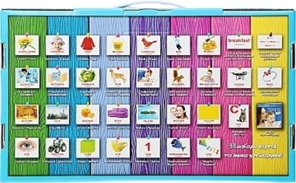 Набор "Англо-украинский чемодан", 33 набора Вундеркинд с пелёнок - Pampik - 2