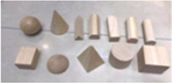 Набор моделей геометрических тел и фигур, 12 елементов Shantou - Pampik