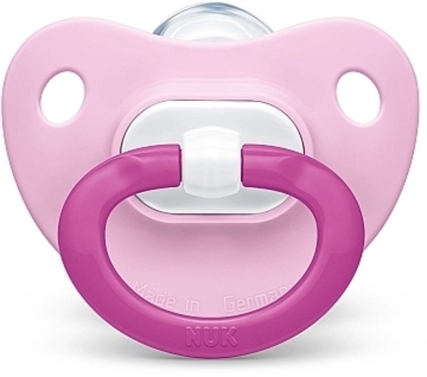 Пустышка силиконовая Fashion, р.2, нежно-розовая NUK - Pampik