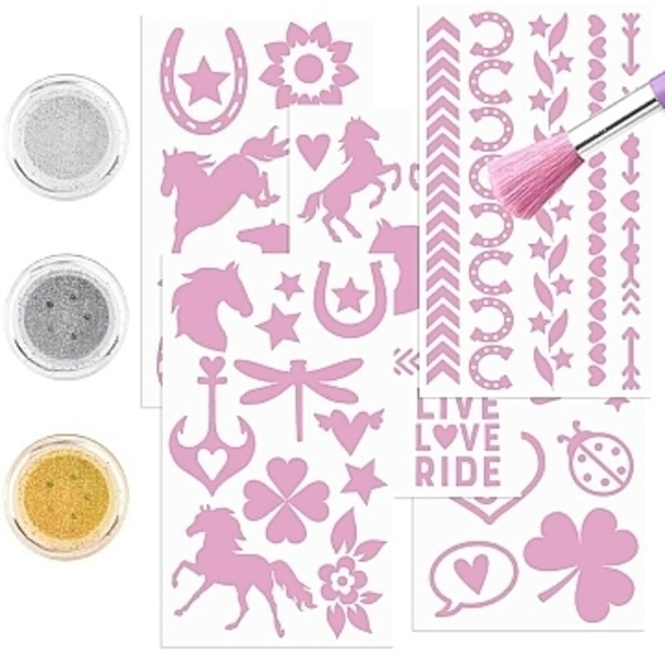 Набор татуировок с блестками "Miss Melody", белая лошадь Depesche - Pampik - 3