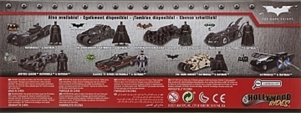 Машина металева Jada Бетмен 2008 рік, Бетмобіль Темного лицаря з фігуркою Бетмена, 1:24 (253215005) - Pampik - 18