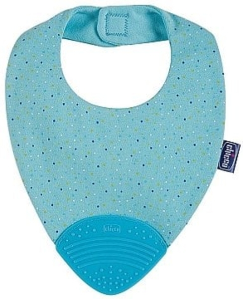 Слюнявчик 2в1 "Gummy", голубой Chicco - Pampik