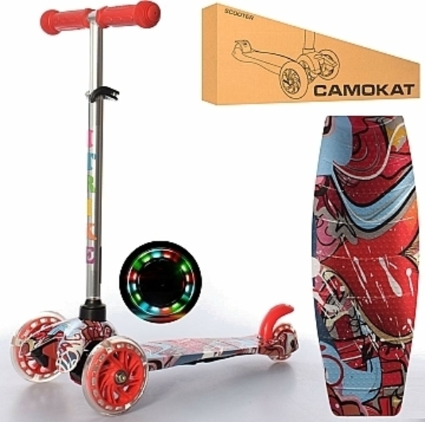 Самокат ITrike Mini BB 3-013-4-F-R, красный - Pampik