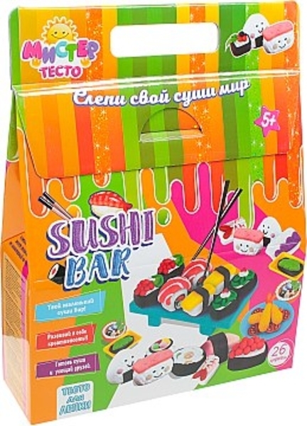 Набор креативного творчества "Мистер тесто", sushi bar Strateg - Pampik