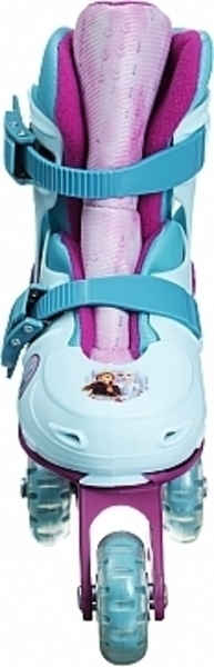 Роликовые коньки 3 колесные "Frozen", бирюзовые с фиолетовым Mondo - Pampik - 2