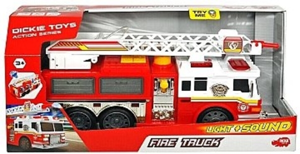 Пожежний автомобіль Dickie Toys Командор, зі світловими, звуковими та водними ефектами, 36 см (3308377) - Pampik - 2