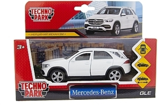 Автомодель Mercedes-Benz GLE 2019, белый TechnoPark - Pampik