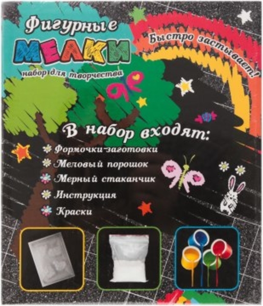 Набор для творчества "Фигурные мелки", транспорт Strateg - Pampik - 2