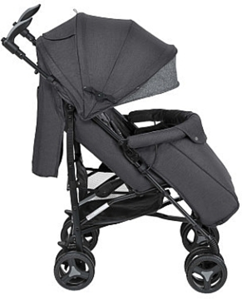 Прогулянковий візок Lionelo Irma Black/Dark Grey, чорний - Pampik - 3