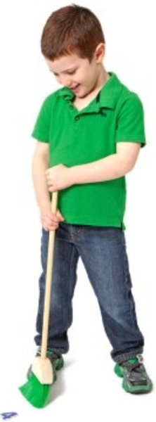 Деревянный набор для уборки "Dust! Sweep! Mop!", 6 элементов Melissa&Doug - Pampik - 4