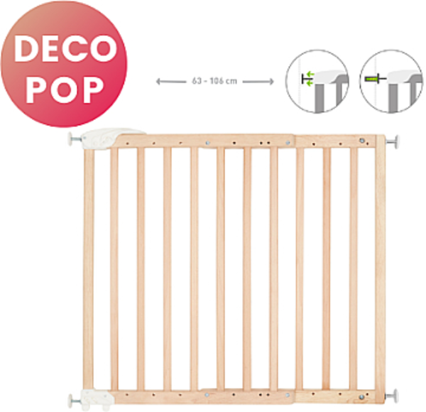 Деревянное ограждение Deco Pop, натуральное Badabulle - Pampik