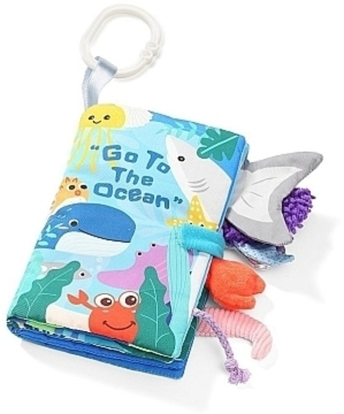 Развивающая мягкая книжечка "Вперед к океану" BabyOno - Pampik