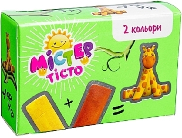 Набір для творчості Strateg "Містер тісто - жираф" (укр.) - Pampik