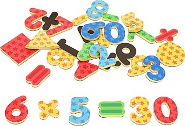 Магнитная игра Vladi Toys Цифры и геометрические фигуры (VT5900-01) - Pampik - 3