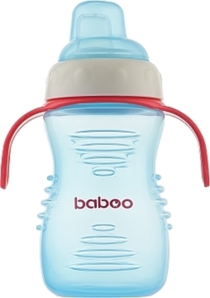 Поїльник-непроливайка Baboo, 260 мл, синій (90444) - Pampik