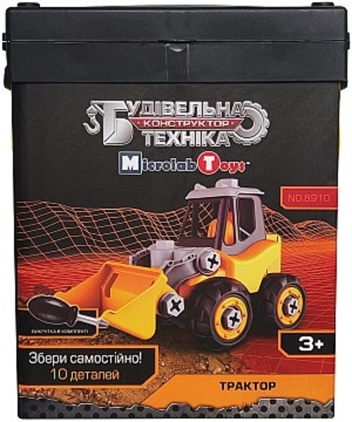 Конструктор Строительная техника "Трактор" Microlab Toys - Pampik - 2
