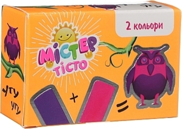 Набор для творчества "Мистер тесто — сова" (укр.) Strateg, укр. - Pampik