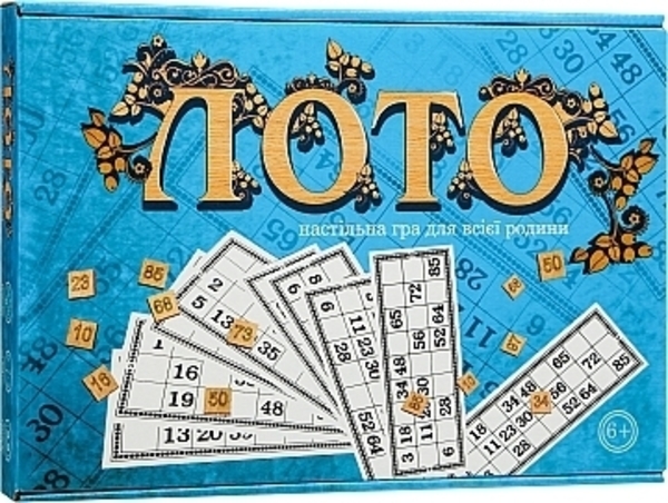 Лото с деревянными фишками (укр) Strateg, укр - Pampik