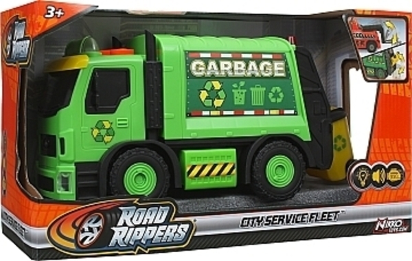 Игровая автомодель "Мусоровоз" зелёный Nikko - Pampik
