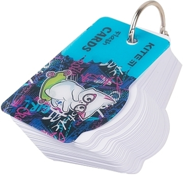 Карточки для записи иностранных слов "Cat skate", 80 листов Kite - Pampik - 3