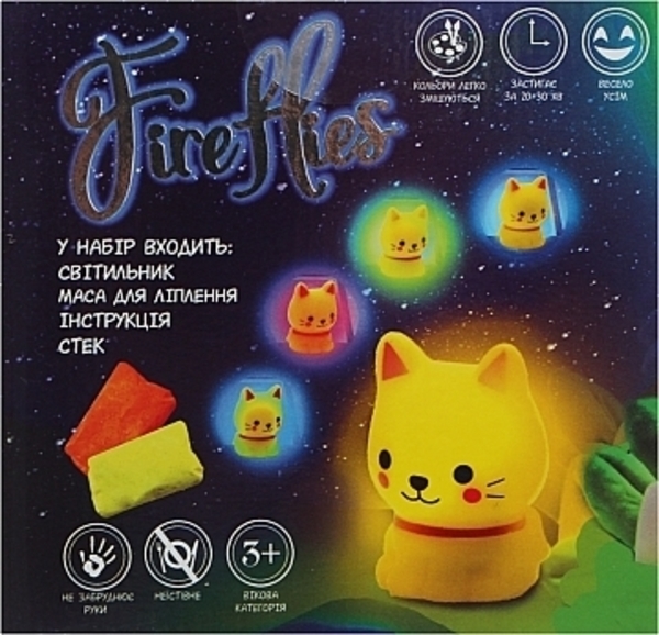 Набір для творчості Strateg Fireflies-кошеня - Pampik - 3