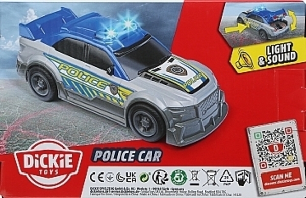 Автомобіль Dickie Toys Поліція, 15 см (3302030) - Pampik - 9