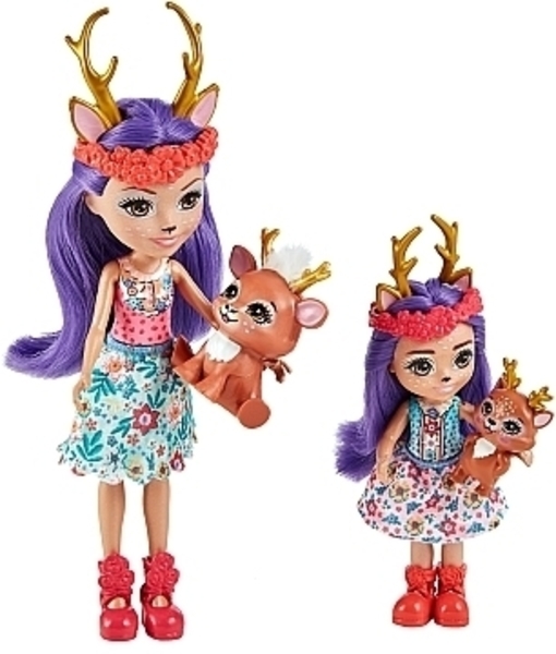 Игровой набор "Оленица Дениса с младшей сестренкой" Enchantimals - Pampik - 5