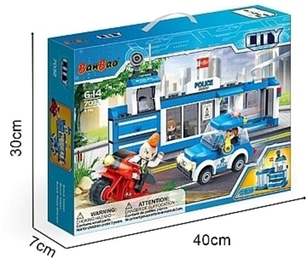 Конструктор "Маленькое отделение полиции", 328дет. Banbao - Pampik - 2