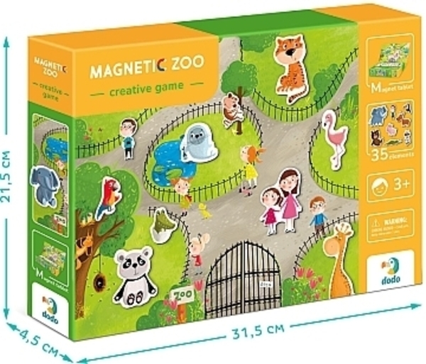 Пазлы магнитные "Магнитная зоопарк", 30 эл. Dodo - Pampik - 3